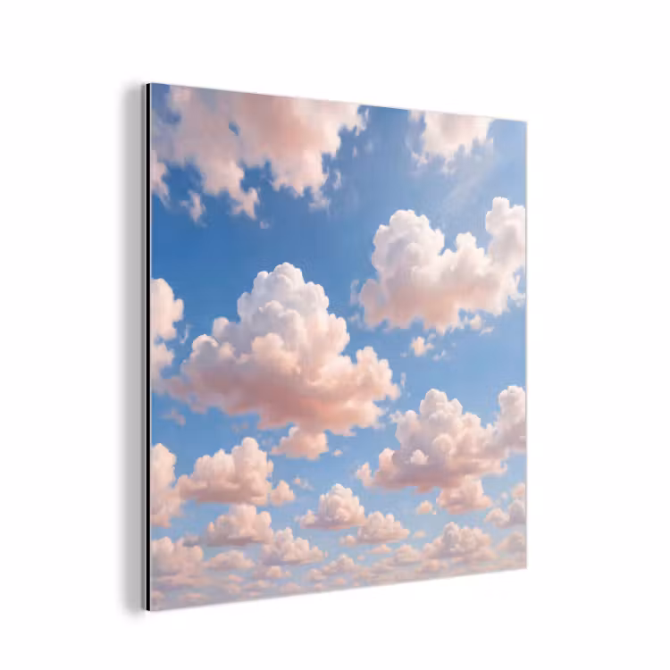 Aluminium schilderij - Wolken - Hemel - Natuur - Licht - Blauw — 1
