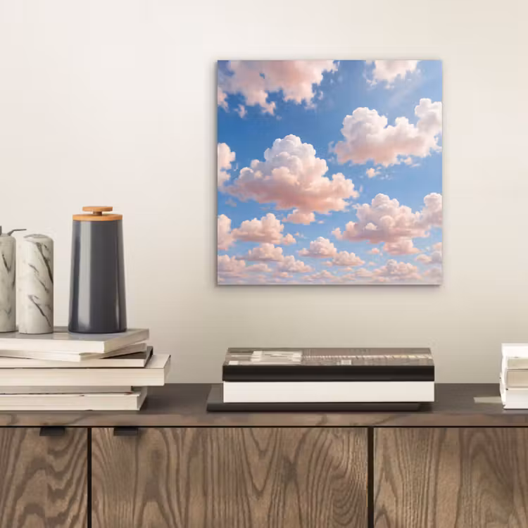 Aluminium schilderij - Wolken - Hemel - Natuur - Licht - Blauw — 2