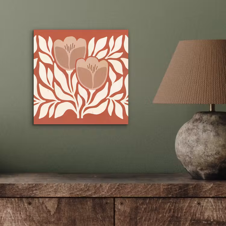 Aluminium schilderij - Bloemen - Abstract - Modern - Beige - Natuur — 3