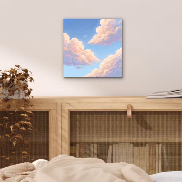 Aluminium schilderij - Wolken - Lucht - Natuur - Blauw — 4