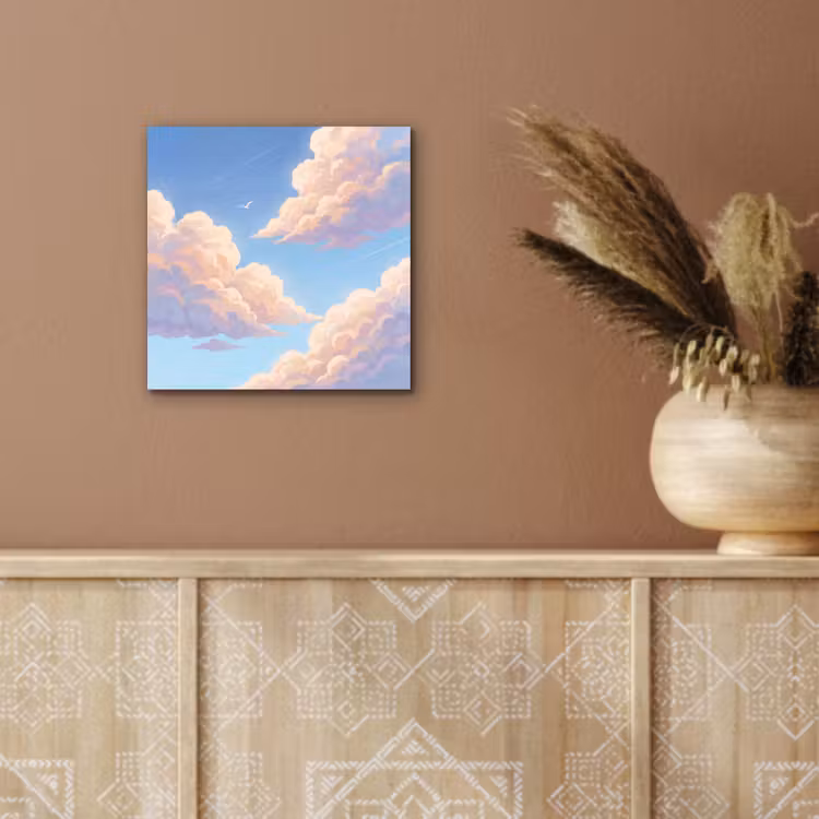 Aluminium schilderij - Wolken - Lucht - Natuur - Blauw — 5