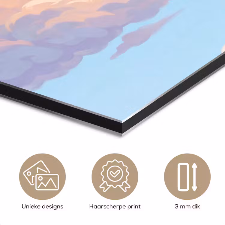 Aluminium schilderij - Wolken - Lucht - Natuur - Blauw — 7