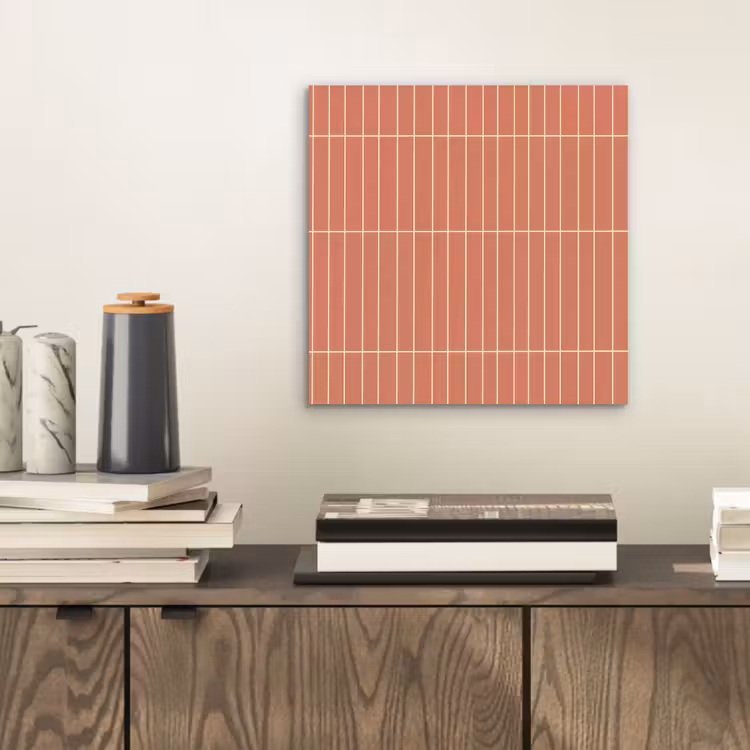 Aluminium schilderij - Patroon - Tegels - Terracotta — 2