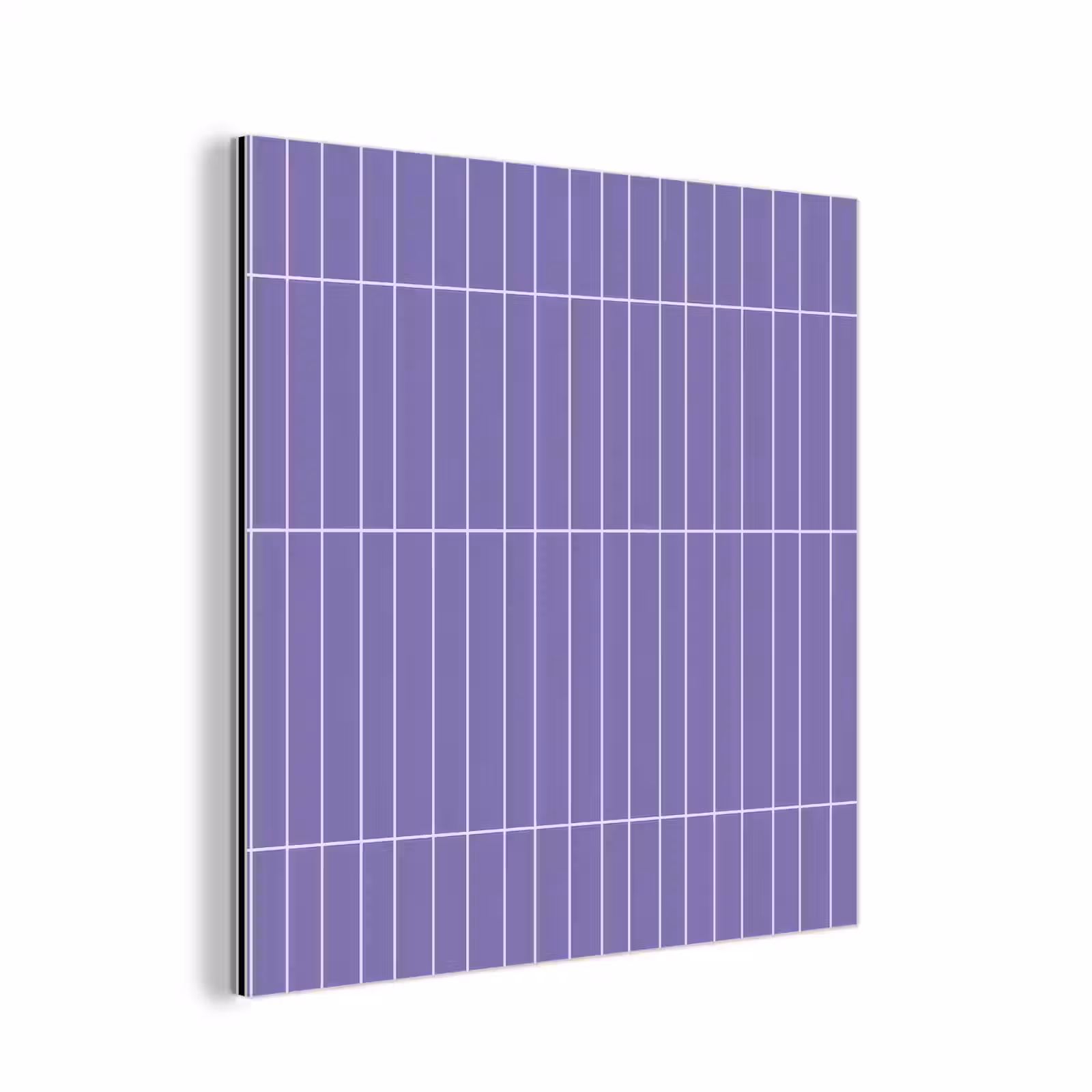 Aluminium schilderij - Patroon - Tegel - Lila — 1