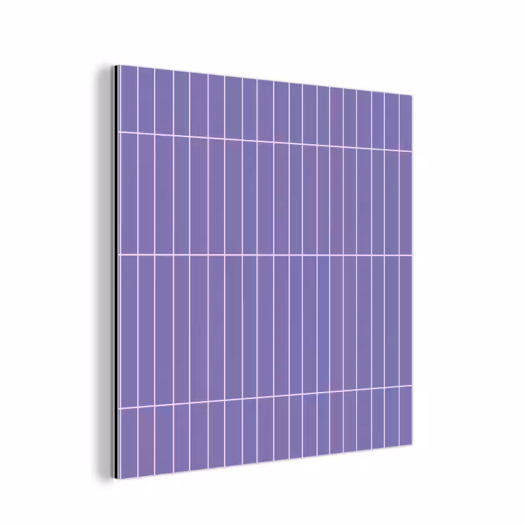 Aluminium schilderij - Patroon - Tegel - Lila — 1