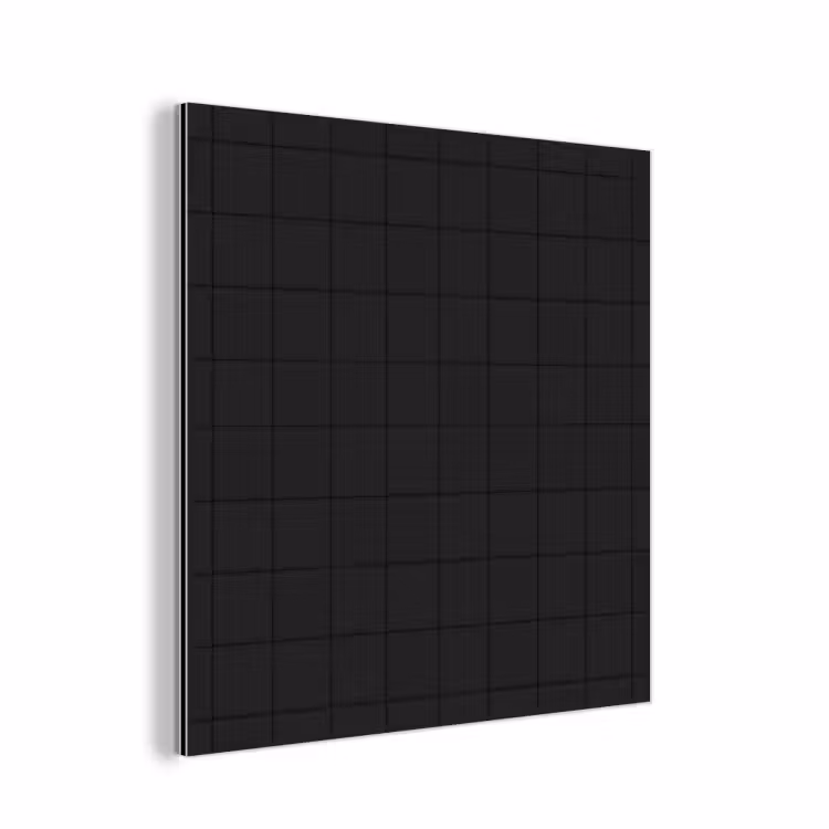 Aluminium schilderij - Tegels - Patroon - Mat - Zwart — 1