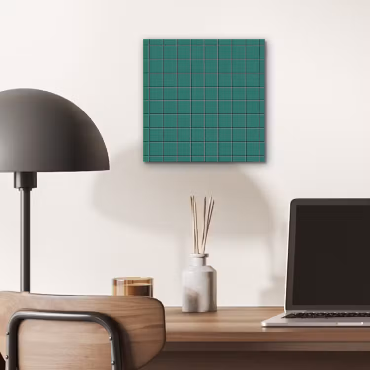 Aluminium schilderij - Patroon - Patroon - Smaragd — 6