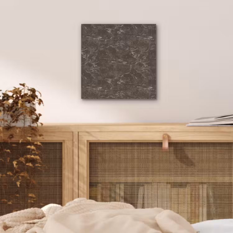Aluminium schilderij - Marmer - Aders - Bruin — 4