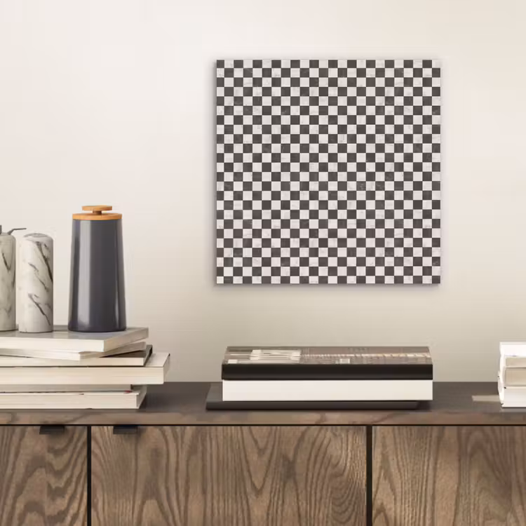Aluminium schilderij - Marmer - Patroon - Grijs — 2