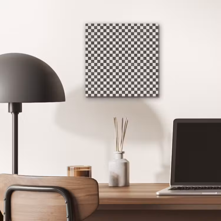 Aluminium schilderij - Marmer - Patroon - Grijs — 6