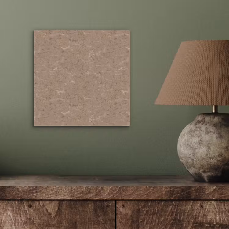 Aluminium schilderij - Patroon - Kalksteen - Beige — 3