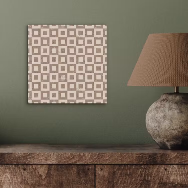 Aluminium schilderij - Patroon - Marmer - Beige — 3