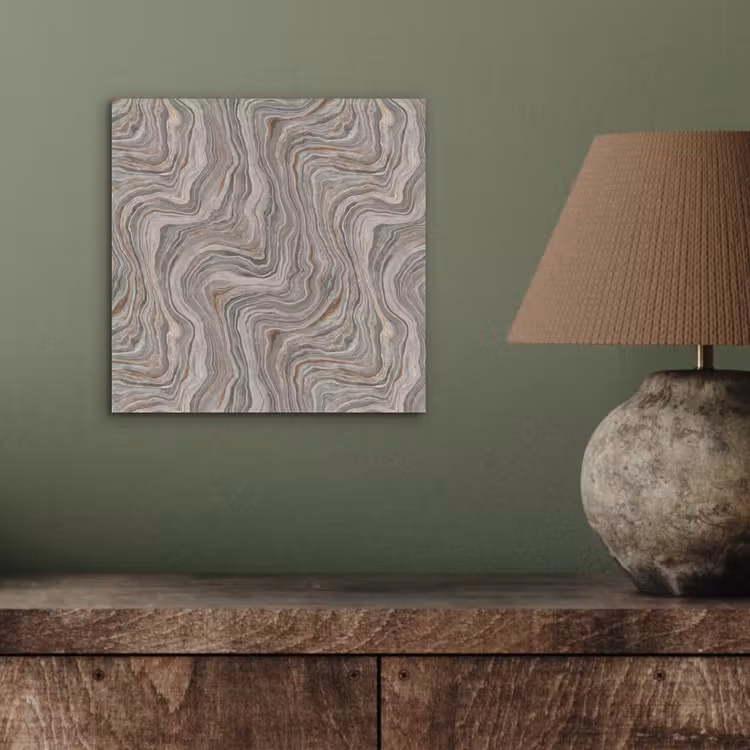 Aluminium schilderij - Patroon - Textuur - Grijs — 3