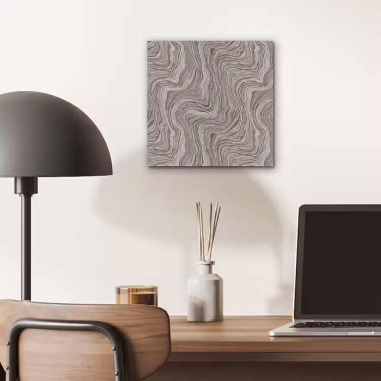 Aluminium schilderij - Patroon - Textuur - Grijs — 6