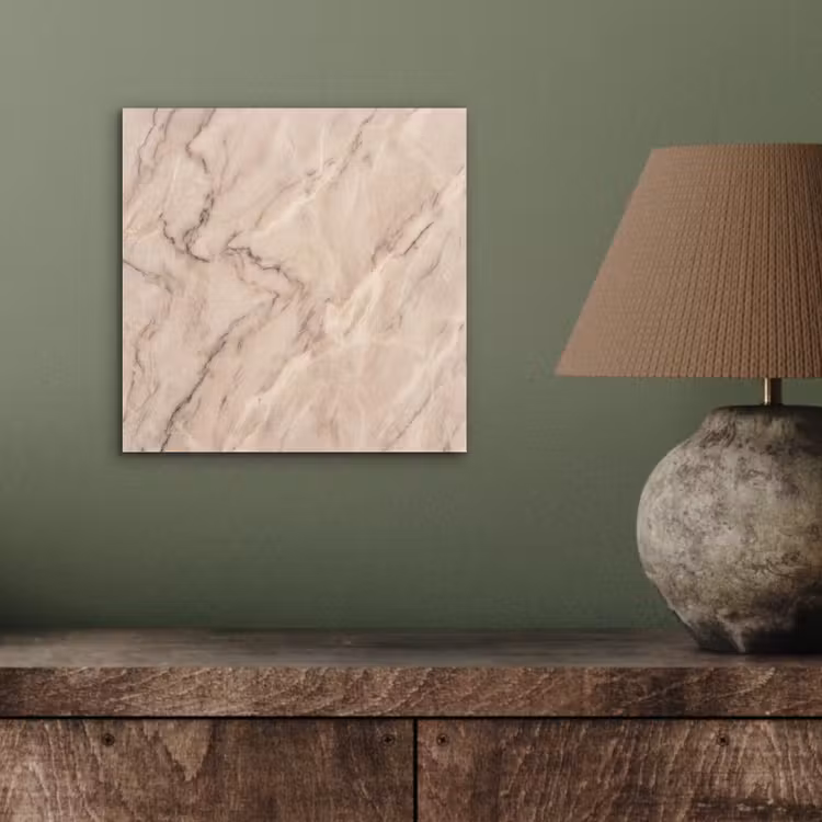 Aluminium schilderij - Marmer - Patroon - Abstract - Modern - Beige — 3
