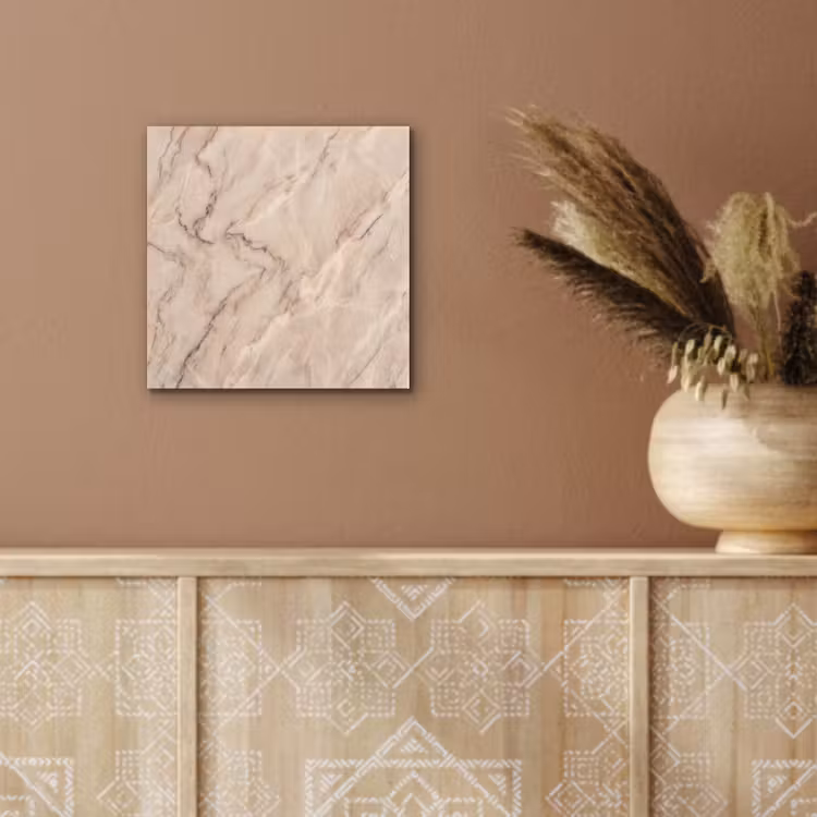 Aluminium schilderij - Marmer - Patroon - Abstract - Modern - Beige — 5