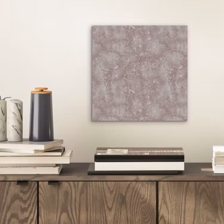 Aluminium schilderij - Marmer - Patroon - Mauve — 2