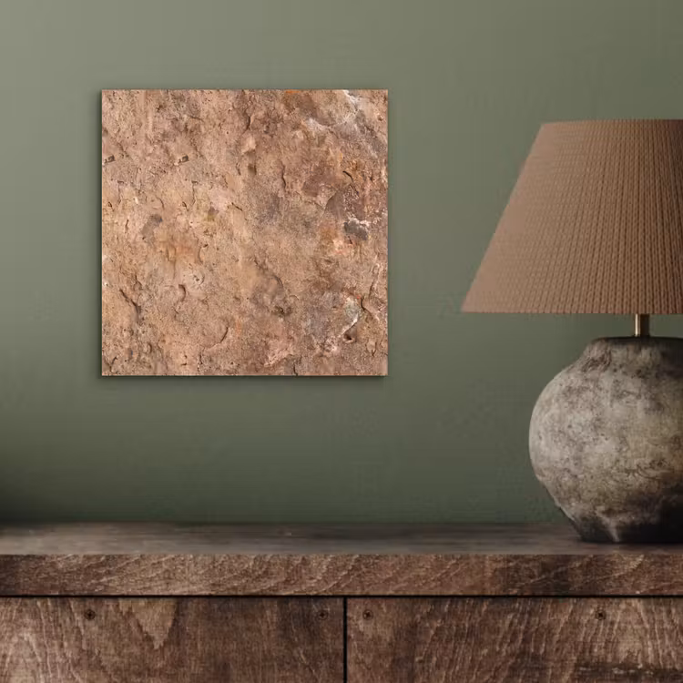 Aluminium schilderij - Steen - Natuur - Textuur - Abstract - Bruin — 3