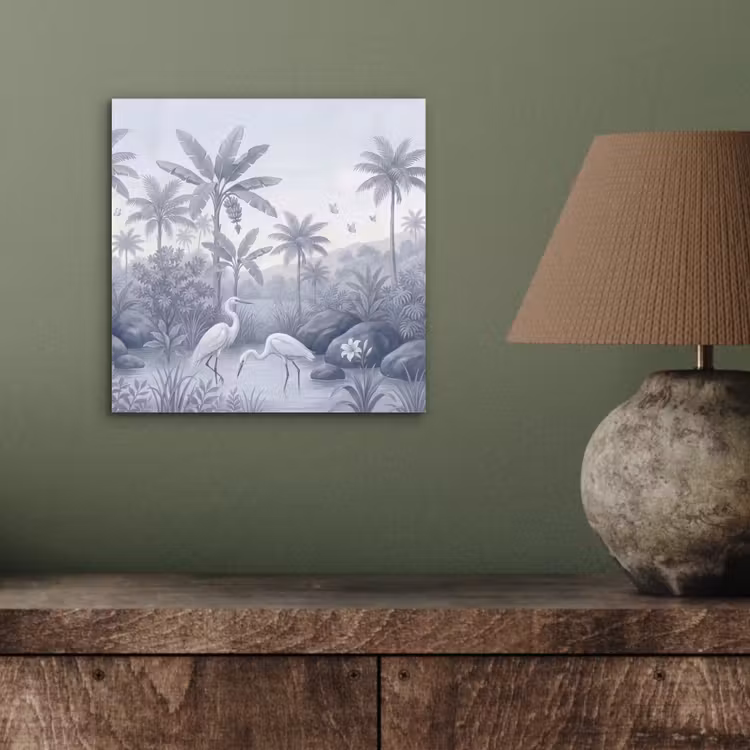 Aluminium schilderij - Vogel - Water - Tropisch - Natuur - Blauw — 3
