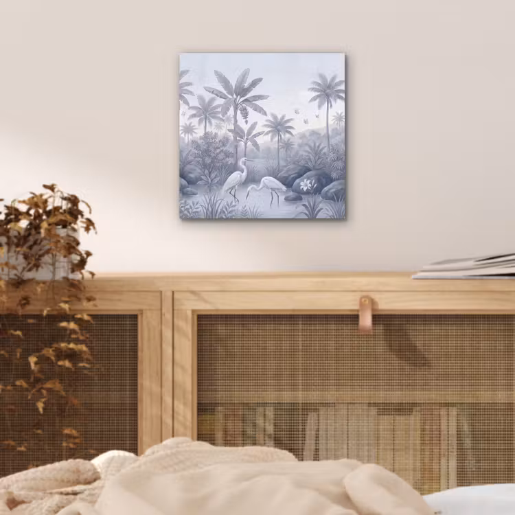 Aluminium schilderij - Vogel - Water - Tropisch - Natuur - Blauw — 4