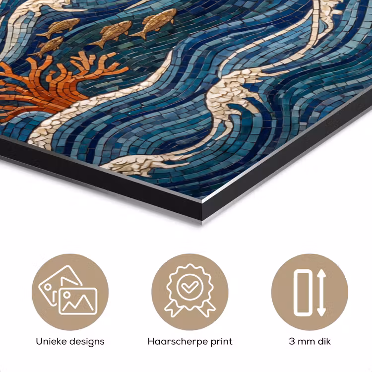 Aluminium schilderij - Onderwater - Koraal - Vis - Natuur - Kunst — 7