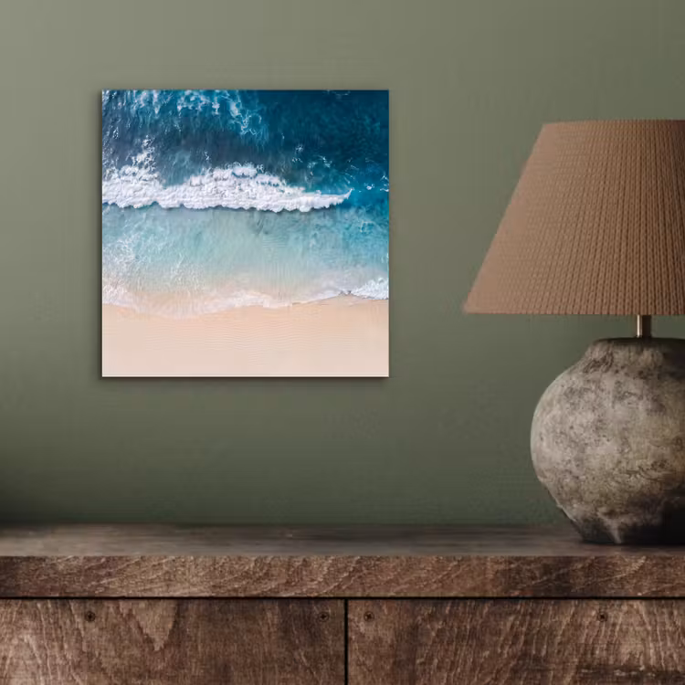 Aluminium schilderij - Strand - Zee - Golven - Natuur - Blauw — 3