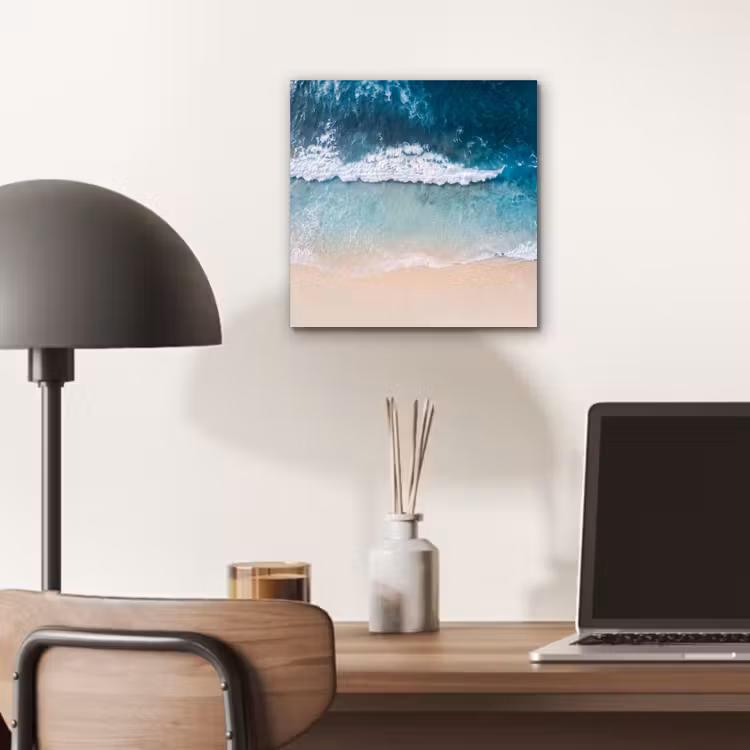 Aluminium schilderij - Strand - Zee - Golven - Natuur - Blauw — 6