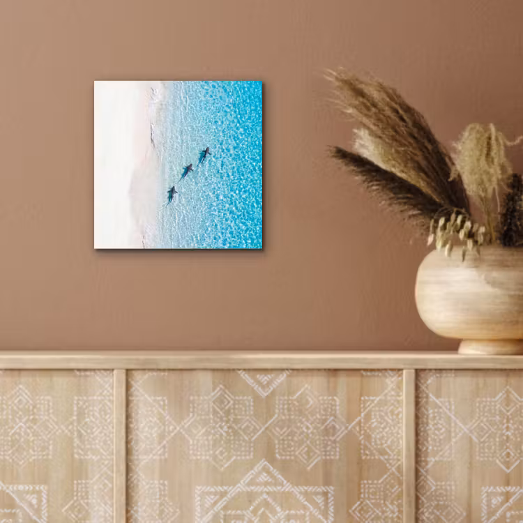 Aluminium schilderij - Vis - Oceaan - Strand - Turquoise - Natuur — 5