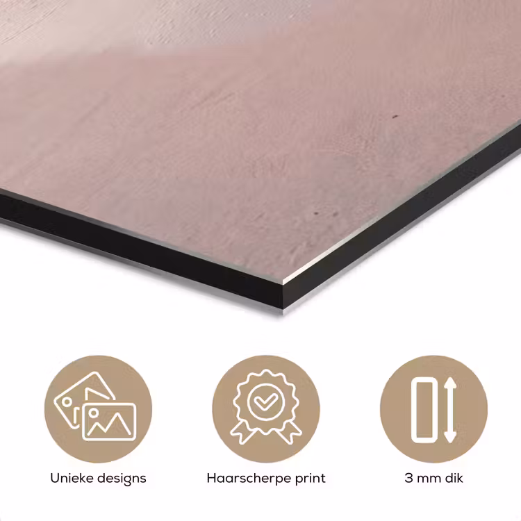 Aluminium schilderij - Zee - Golven - Strand - Natuur - Wit — 7
