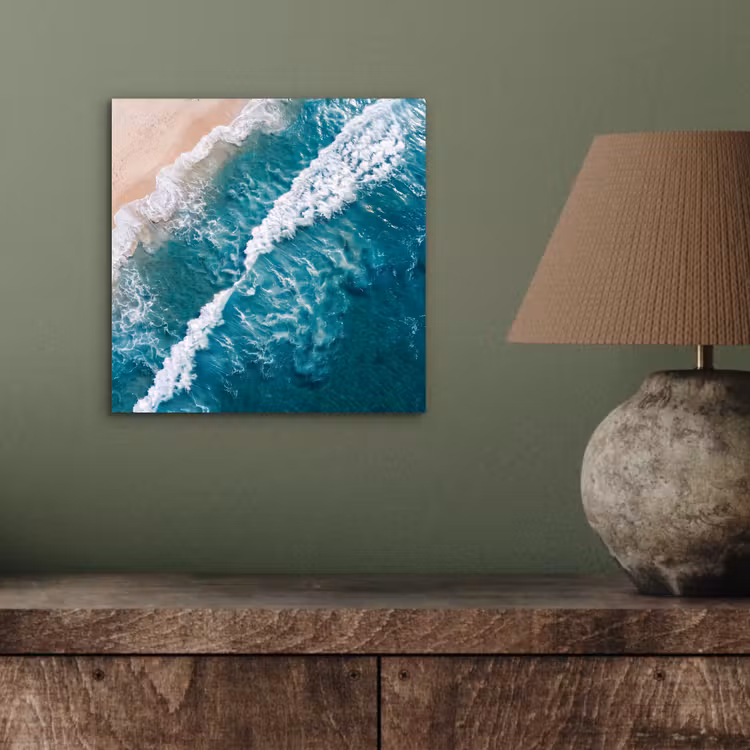 Aluminium schilderij - Zee - Strand - Golven - Natuur - Blauw — 3