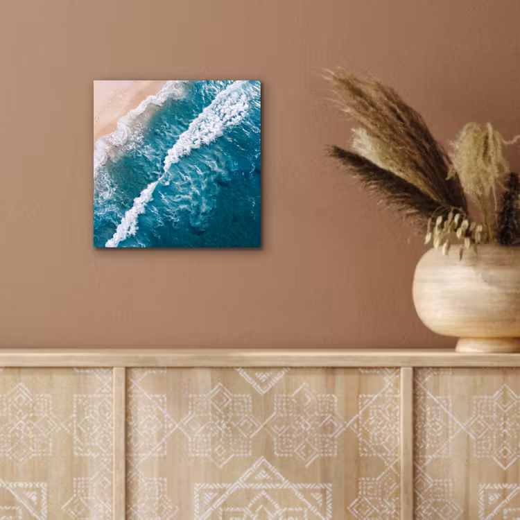 Aluminium schilderij - Zee - Strand - Golven - Natuur - Blauw — 5