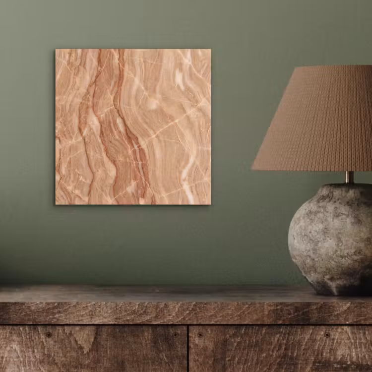 Aluminium schilderij - Marmer - Ader - Natuur - Abstract - Beige — 3