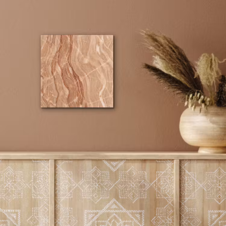 Aluminium schilderij - Marmer - Ader - Natuur - Abstract - Beige — 5
