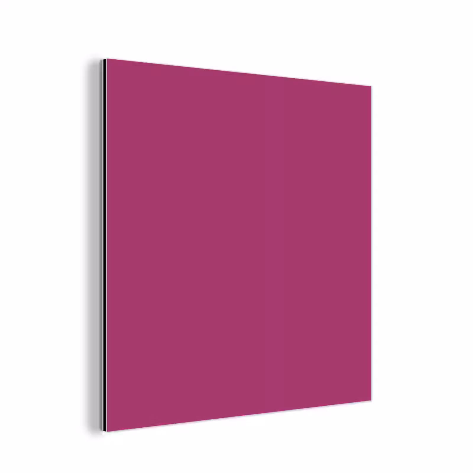 Aluminium schilderij - Deep - Magenta - Paars — 1