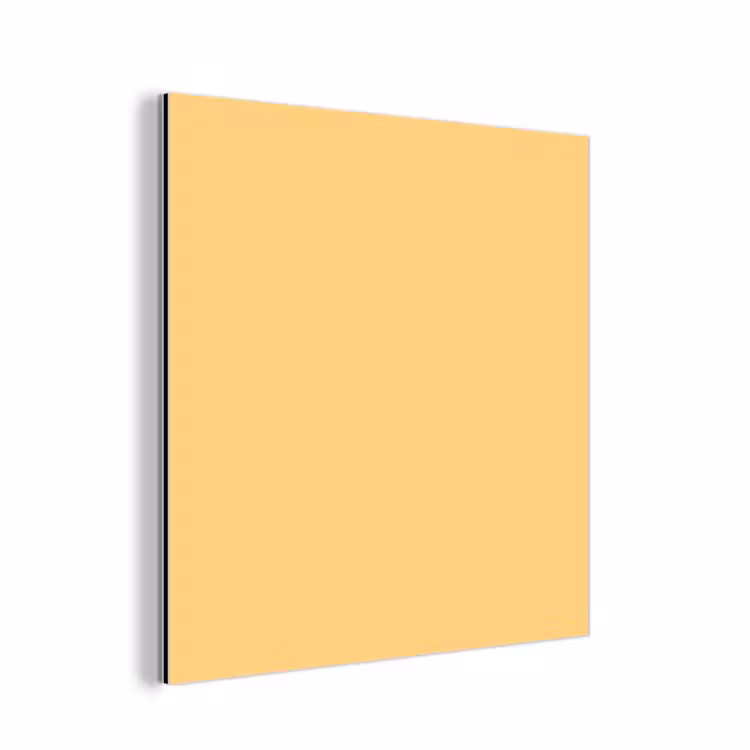 Aluminium schilderij - Apricot - Ice - Oranje — 1
