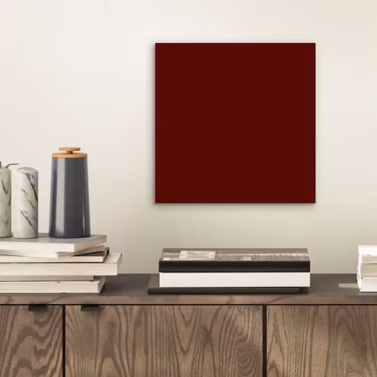 Aluminium schilderij - Burnt - Mahogany - Rood — 2