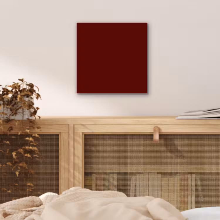 Aluminium schilderij - Burnt - Mahogany - Rood — 4