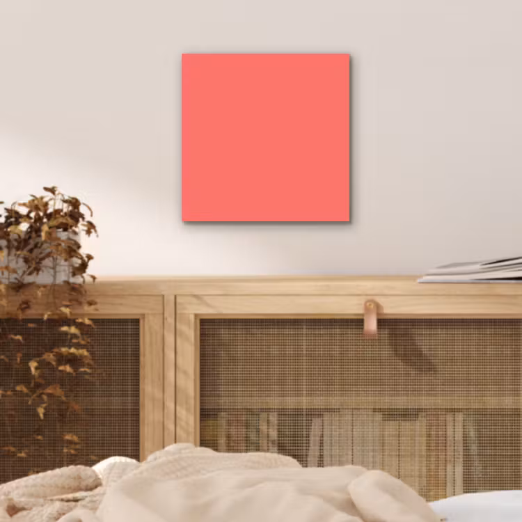 Aluminium schilderij - Coral - Punch - Koraal — 4