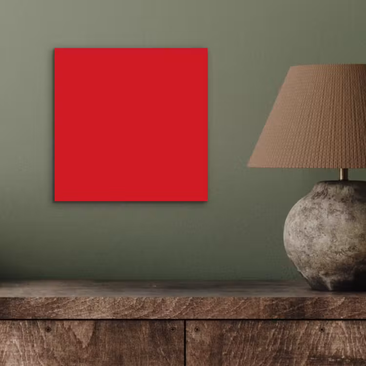 Aluminium schilderij - Crimson - Velvet - Rood — 3