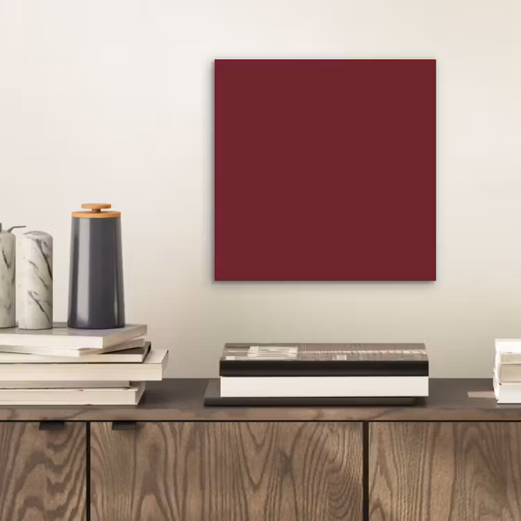 Aluminium schilderij - Dark - Garnet - Rood — 2