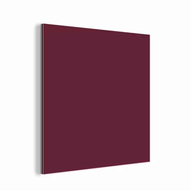 Aluminium schilderij - Deep - Plum - Paars — 1