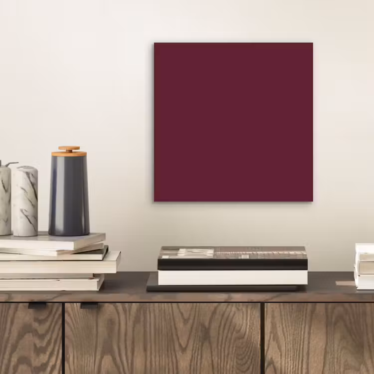 Aluminium schilderij - Deep - Plum - Paars — 2