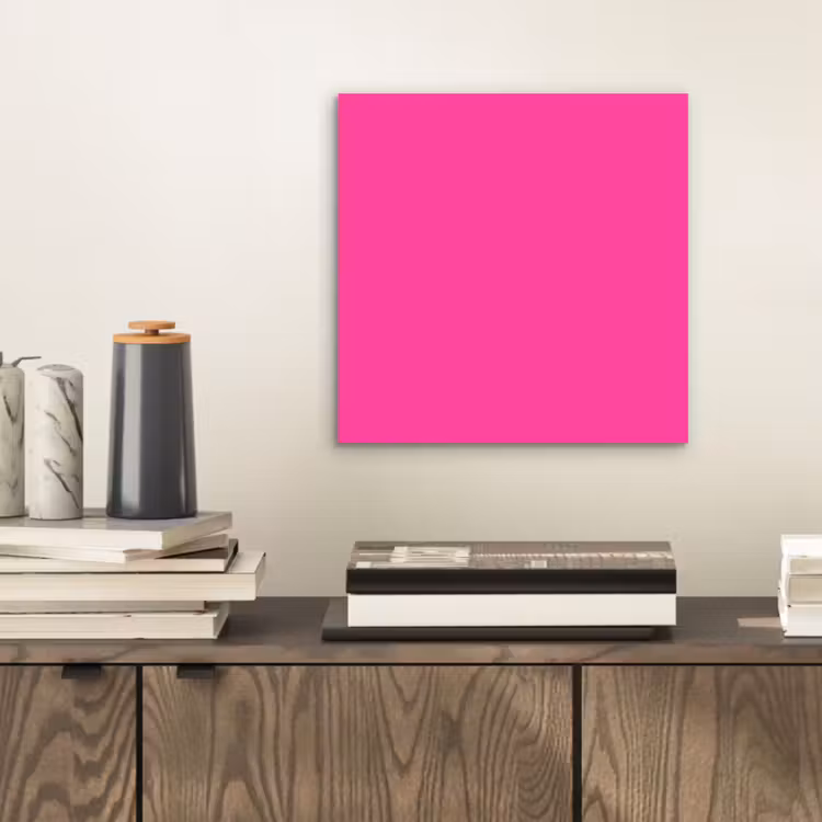 Aluminium schilderij - Electric - Magenta - Roze — 2