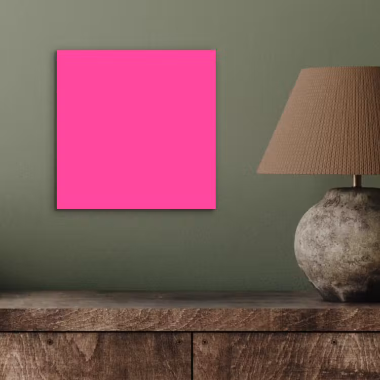 Aluminium schilderij - Electric - Magenta - Roze — 3