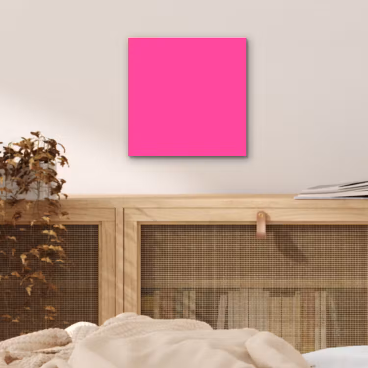 Aluminium schilderij - Electric - Magenta - Roze — 4