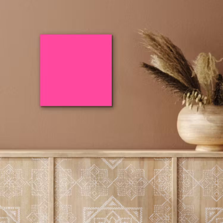 Aluminium schilderij - Electric - Magenta - Roze — 5