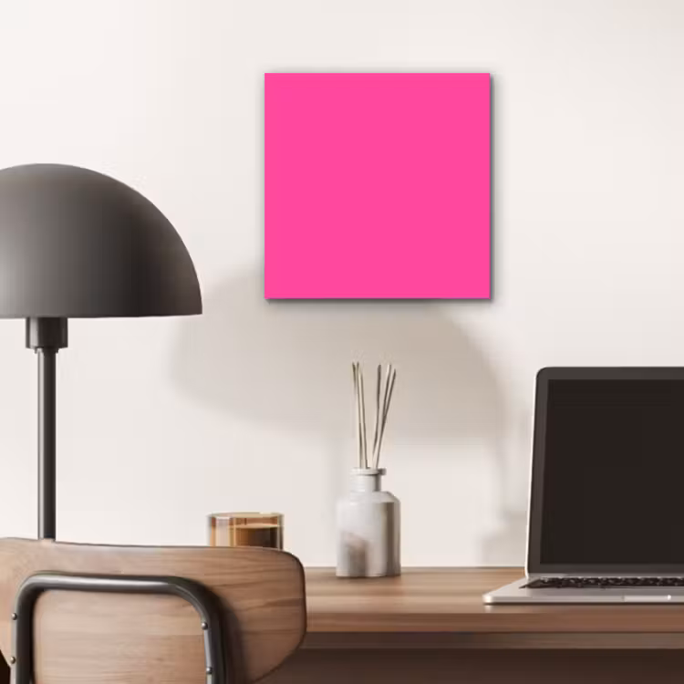 Aluminium schilderij - Electric - Magenta - Roze — 6
