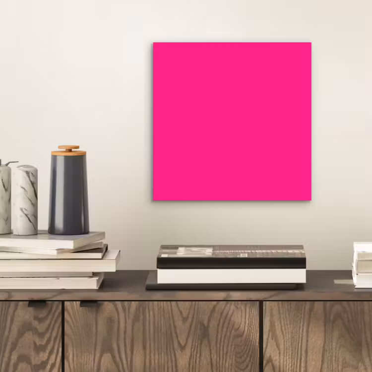 Aluminium schilderij - Hot - Fuchsia - Roze — 2