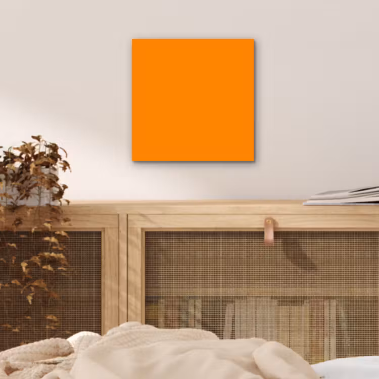 Aluminium schilderij - Marigold - Glow - Oranje — 4