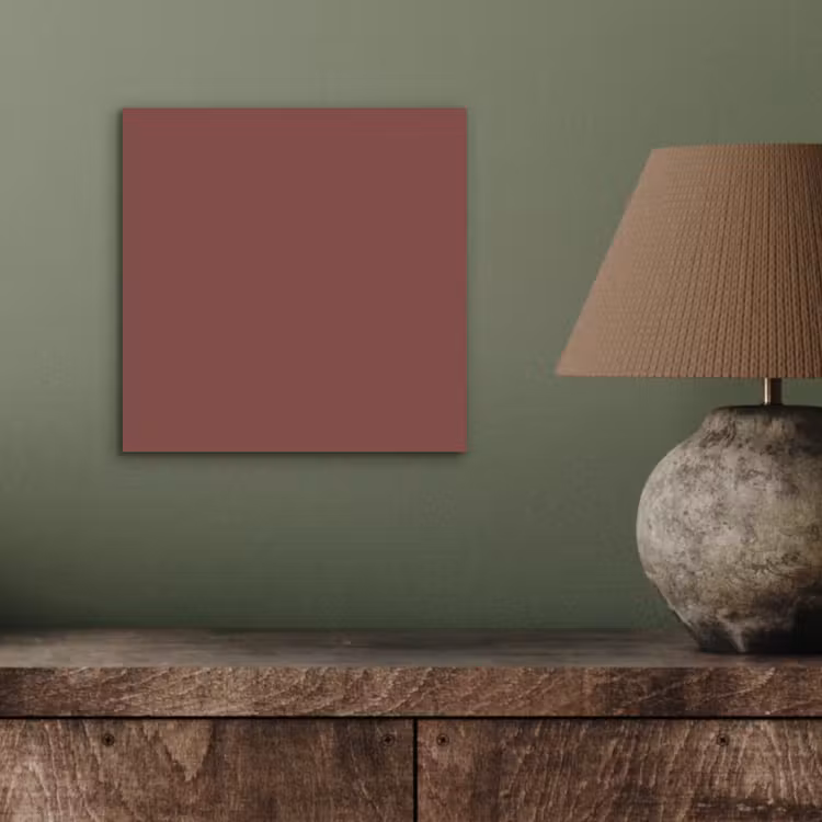 Aluminium schilderij - Muted - Raisin - Rood — 3